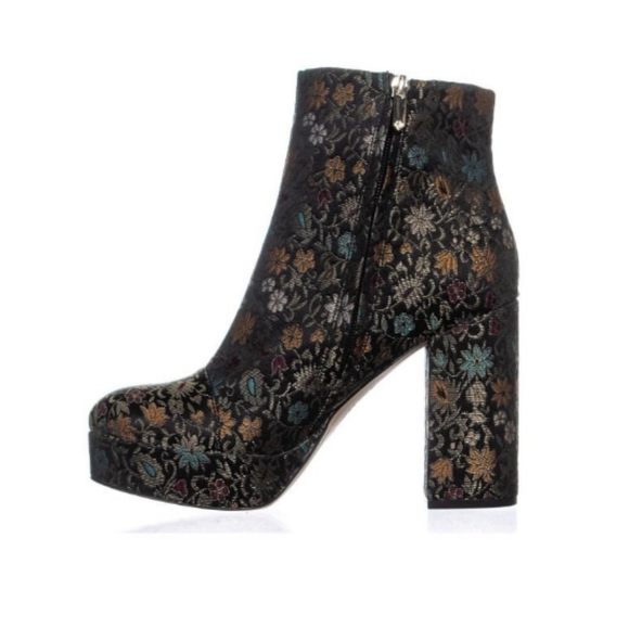 Sam Edelman Azra 10M Brocade floral platform shoes - Picture 2 of 5